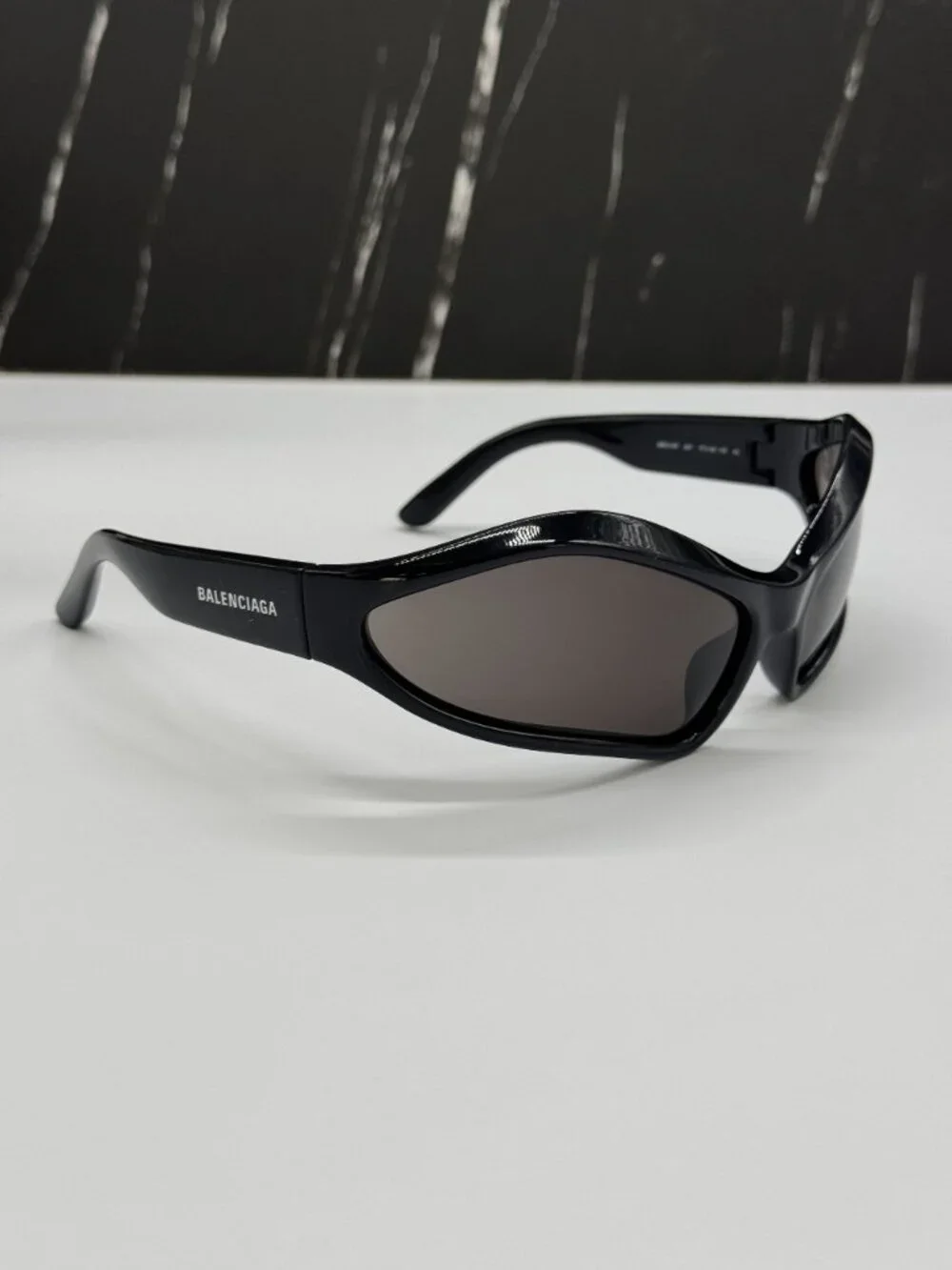 NEW BALENCIAGA BB0314S 001 BLACK UNISEX GEOMETRIC SUNGLASSES BALENCIAGA EYEWEAR
